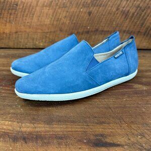 Mephisto Korie Blue Denim Leather Slip-On Shoe 7.5